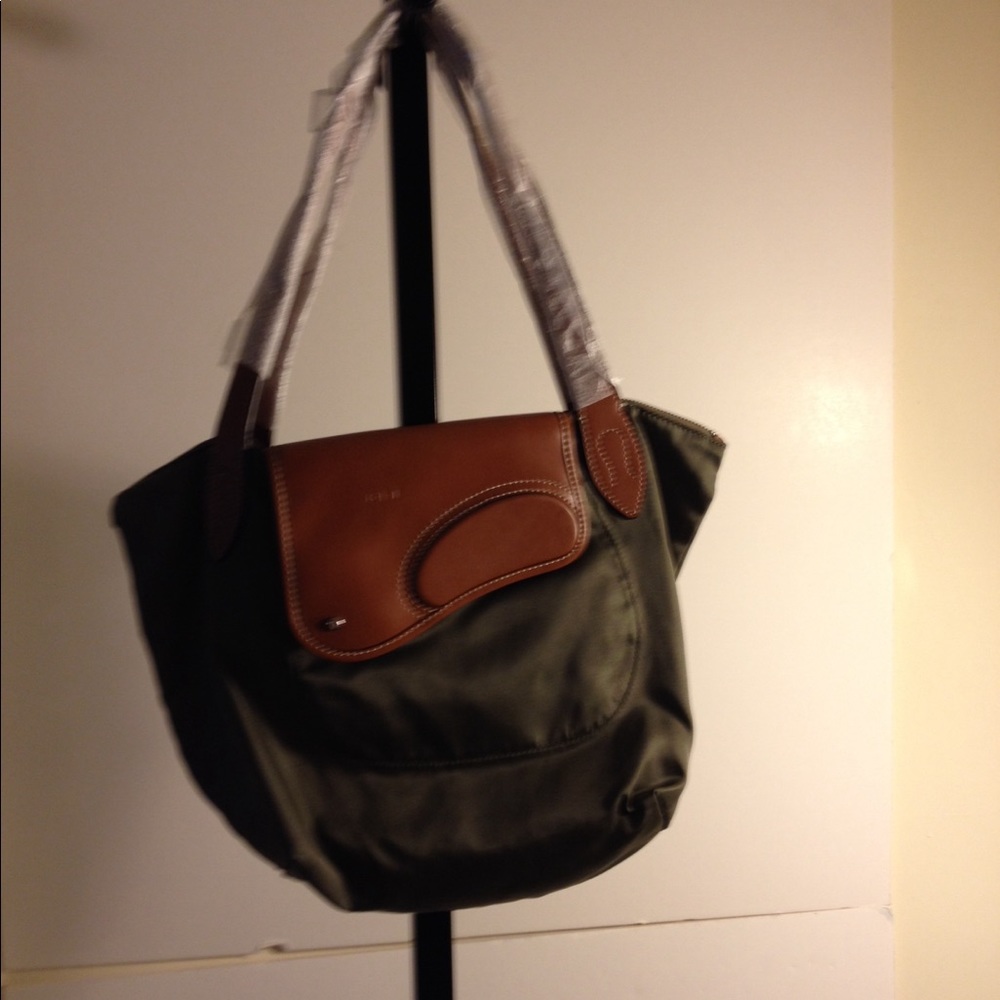 Ralph Lauren nylon saddle bag purse